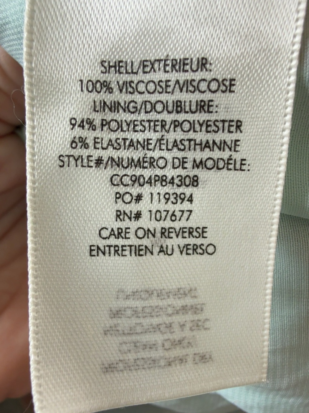 Alice + Olivia Floral Ruffle Asymmetrical Midi Skirt Size 8 Mint Green Silk-Look - Picture 12 of 13